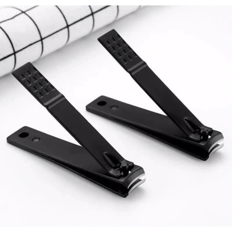 Gunting Kuku Stainless Steel Alat Potong Kuku Anti Slip Nail Clipper Manicure Pedicure