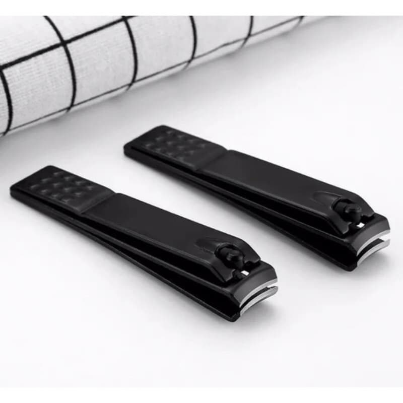 Gunting Kuku Stainless Steel Alat Potong Kuku Anti Slip Nail Clipper Manicure Pedicure