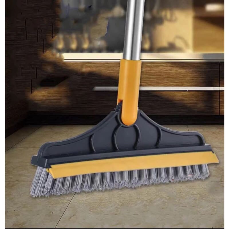 Sikat WC 2in1 Wiper Sikat Pembersih Kamar Mandi Dinding Magic Broom Serbaguna