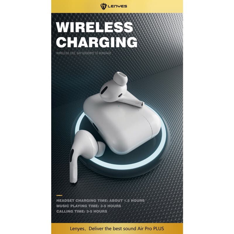 LENYES AIRBASS PRO & AIR PRO PLUS TWS wireless bluetooth 5.1 earbuds smart touch earphone original