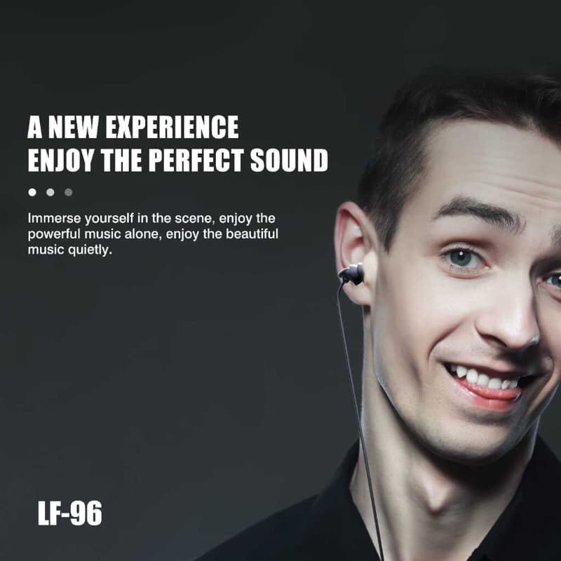 LENYES LF96 Headset In Ear Hifi Stereo Earphone With Microphone 3.5mm