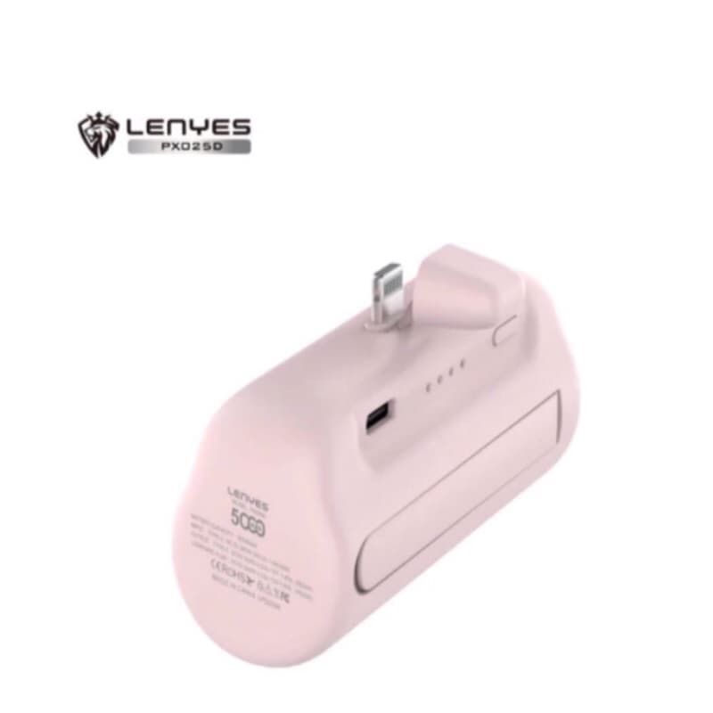 Powerbank Lenyes pX-025D 5000mAh Super Quick Charging (colokan iphone)