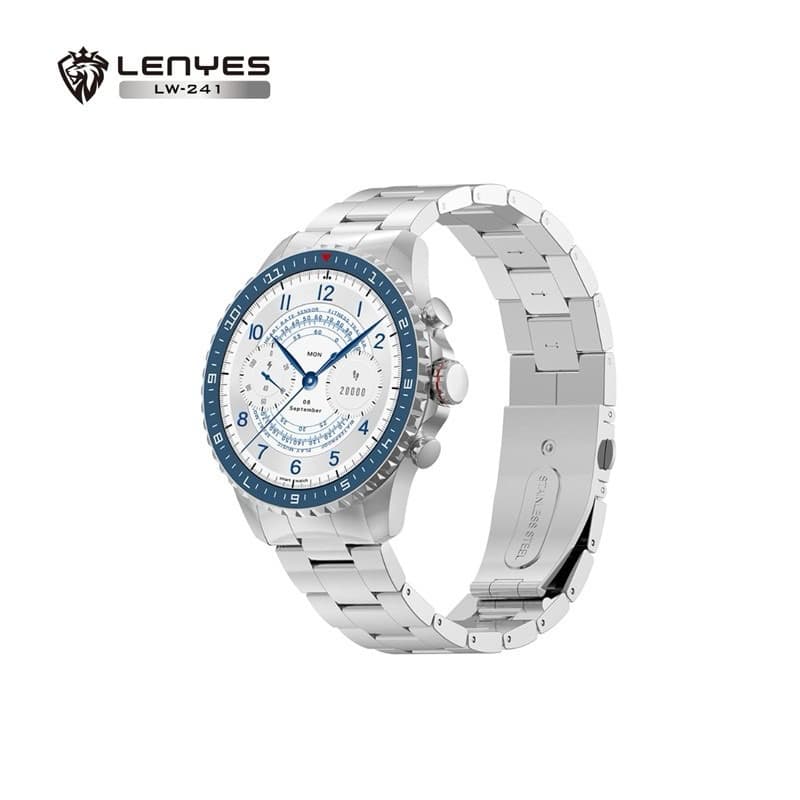 LENYES LW241 Smartwatch 1.43” Amoled Sport Heart Blood Oxygen Wireless Charging Jam Tangan