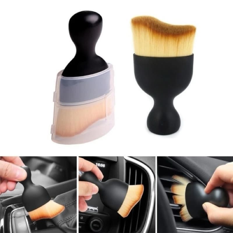 Sikat Pembersih Interior Kuas Detailing Penghilang Debu Interior Dasbord Mobil Remover Gap Brush Car Ruangan Halus Lembut Celah AC
