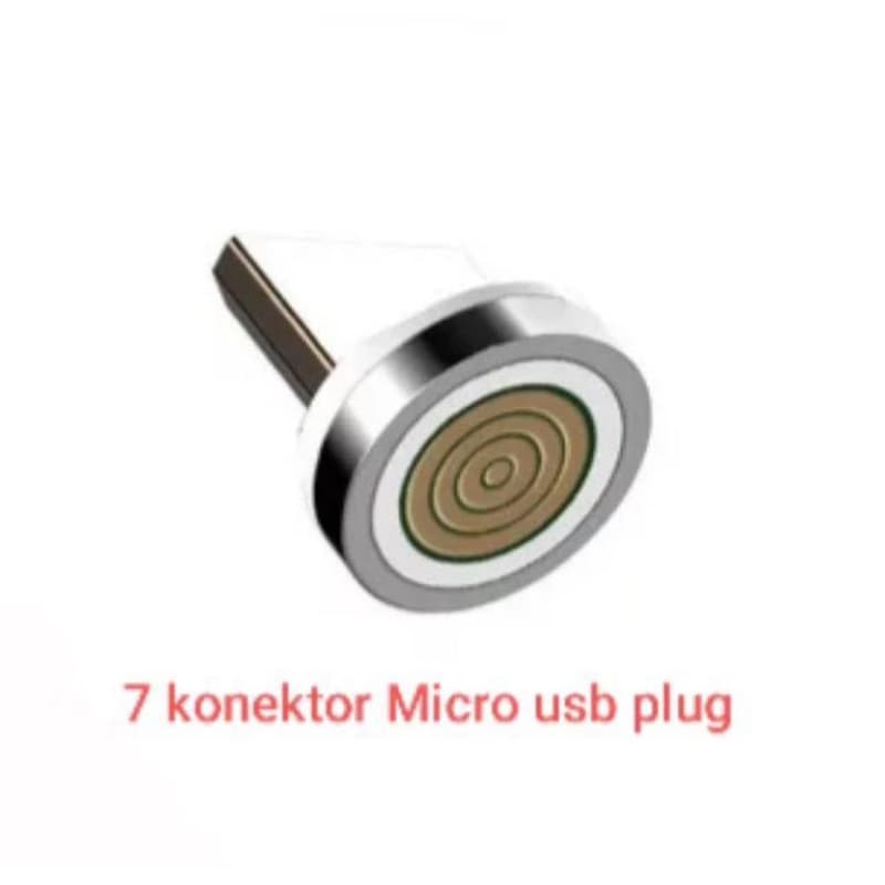 Kabel Casan Magnet 3A 3in1 Micro USB Type C Iphone Lightning Magnetic Fast Charging Cable Data transfer