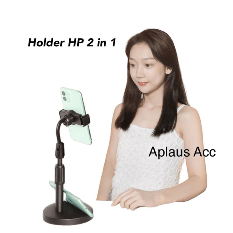 TRIPODPEDIA PHONE HOLDER STANDING MEJA HD25 HD26 NONTON BARENG