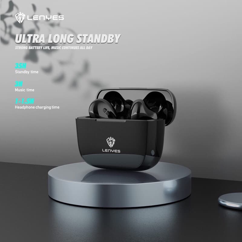 LENYES AIR 41 TWS Headset Wireless Bluetooth 5.0 Earbuds Hifi Stereo Earphone