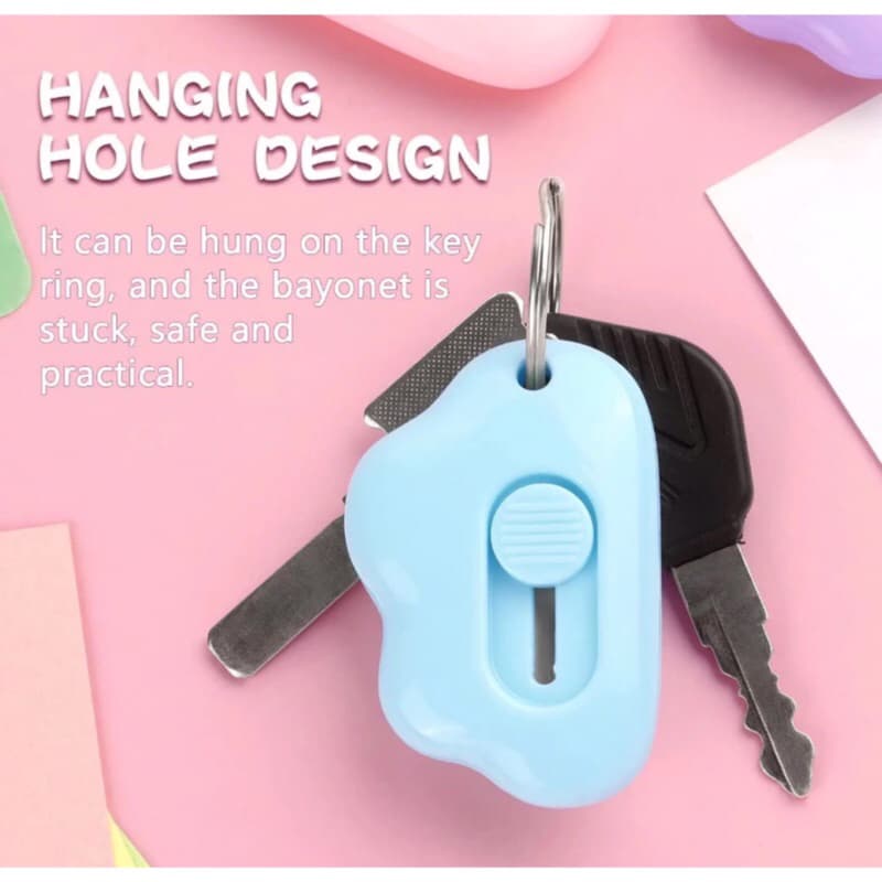 Cutter Mini Pemotong Kertas Portable Cutter Mini Cloud Shape Serbaguna