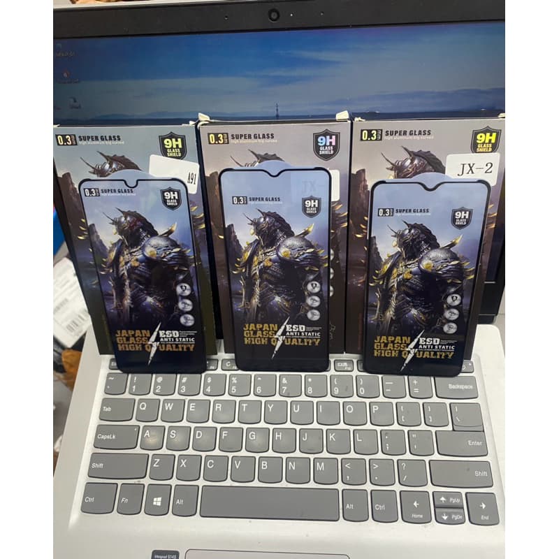 ( Harga Per Box isi 10 Pcs) TEMPERED GLASS TG ESD JAPAN Anti Gores ANTI STATIC ALL TYPE Universal JX1 JX2 JX18 JX19 JX20 JX22 JX25 A54 A51 A11 A91