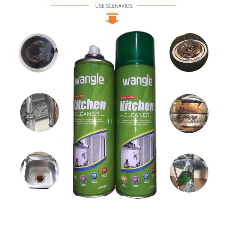 Spray Kitchen Cleaner Spray Foam Busa Pembersih Noda Dapur 700ML