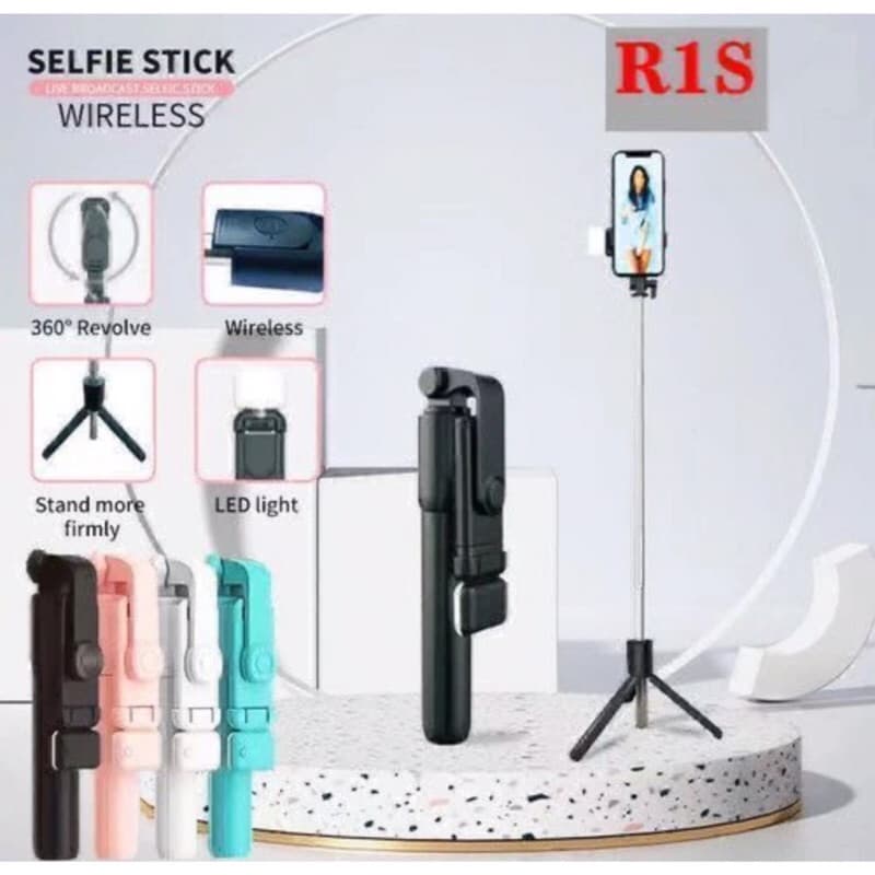 Tongsis Tripod Bluetooth Remote Shutter 3in1 Tongsis Bluetooth Tomsis Remote Selfie
