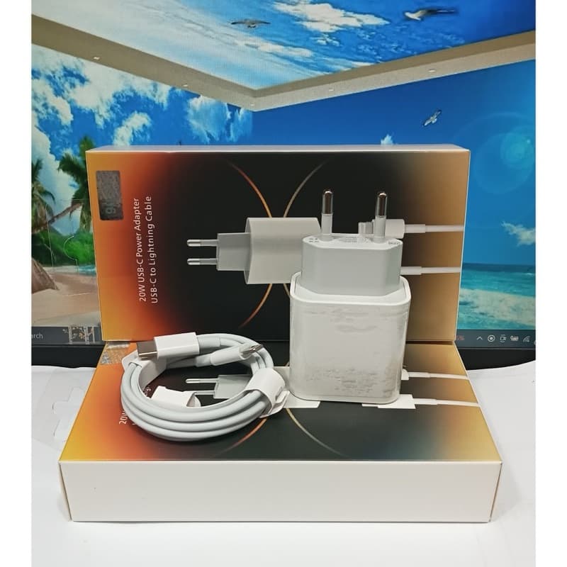 Charger Light 12 20W USB-C Power Adapter Usb-c To Light Cable 2.A
