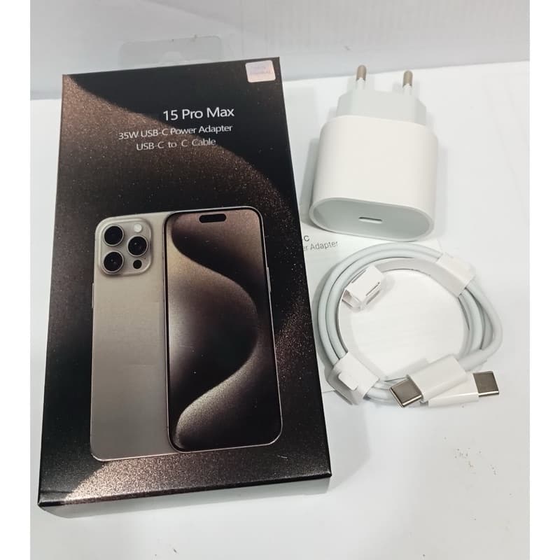 Charger Light 15 Pro Max 35W USB Power Adapter USB C to Type C