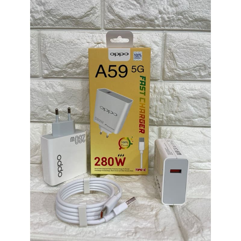 Charger Casan Ori Oppo A59 5G 280W Support FastCharging & VOOC