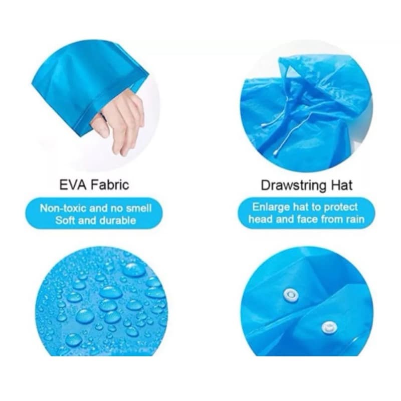Jas Ujan Baju + Celana Setelan Jas Hujan Raincoat Mantel Hujan Pria Wanita Unisex