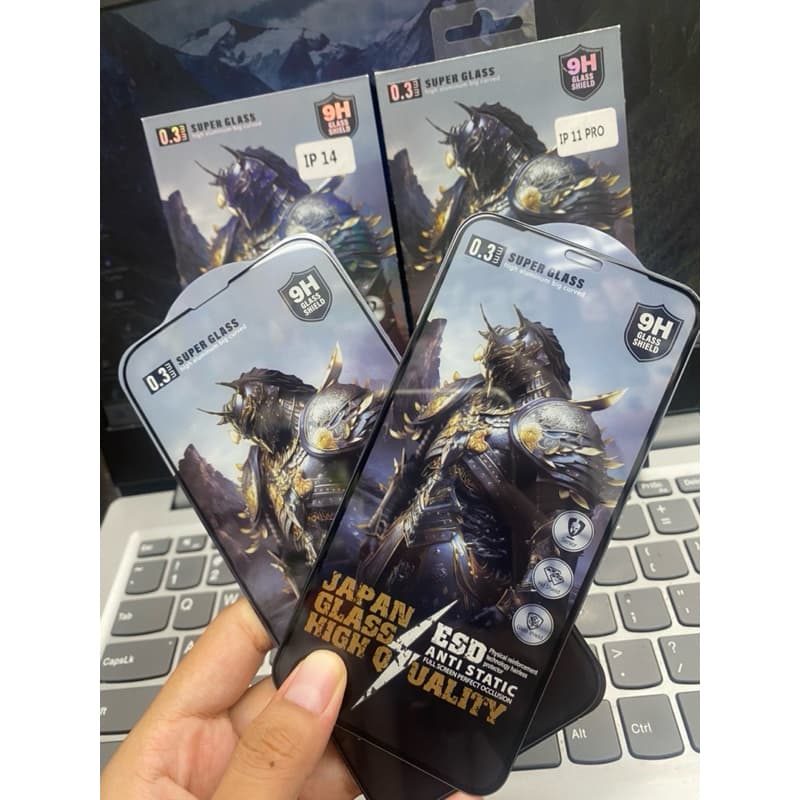 ( Harga Per Box isi 10 Pcs) TEMPERED GLASS TG ESD JAPAN Anti Gores ANTI STATIC ALL TYPE Universal JX1 JX2 JX18 JX19 JX20 JX22 JX25 A54 A51 A11 A91