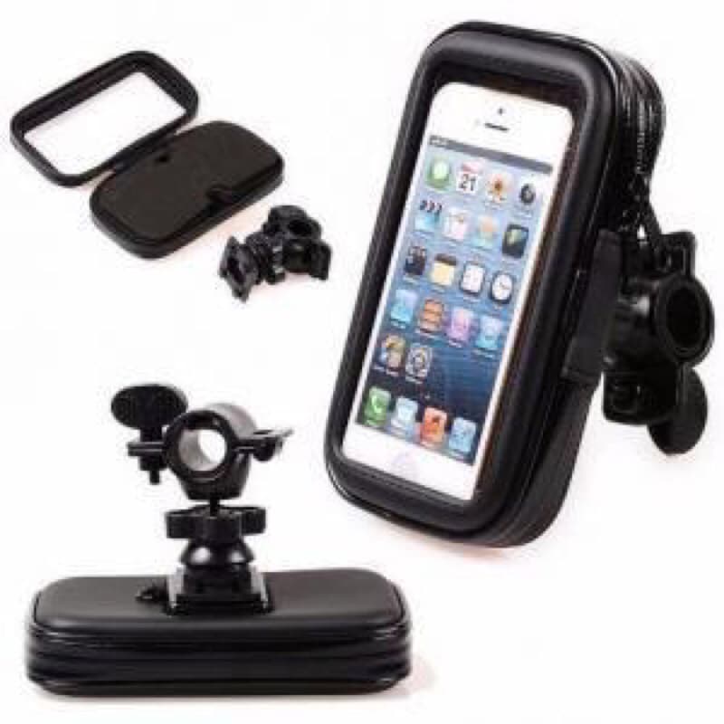 Holder Stang Motor Waterproof Size L 6.3 inch Phone Case Dompet Hp Anti Air GPS Touring Grab Gocar