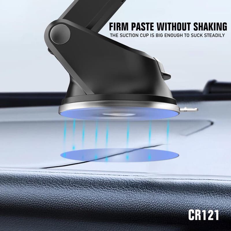 LENYES CR121 Car Phone Holder Untuk Dashboard Mobil Kuat Kokoh Original CR-121