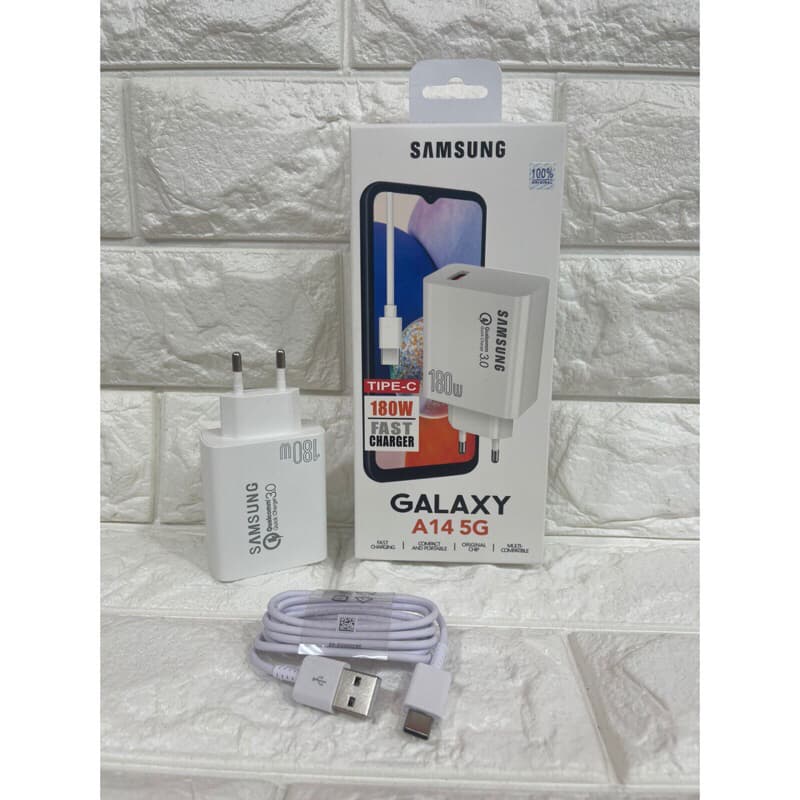 Charger Casan Ori Samsung Galaxy A14 5G 180W Support FastCharging