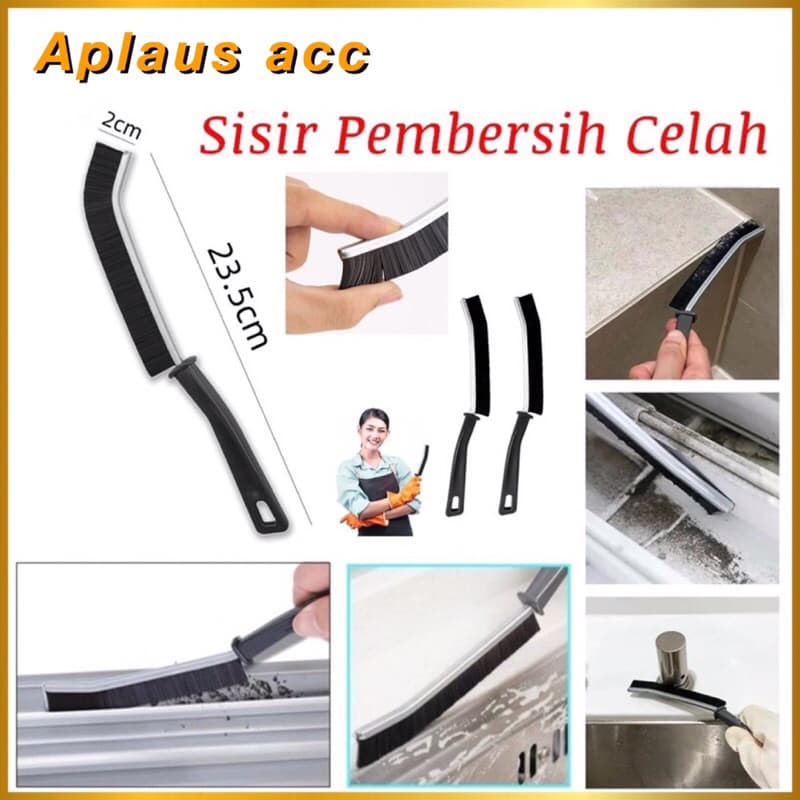 Sikat Pembersih Celah Ubin Sikat Gagang Pembersih Debu Sudut Toilet Dapur Jendela Serbaguna
