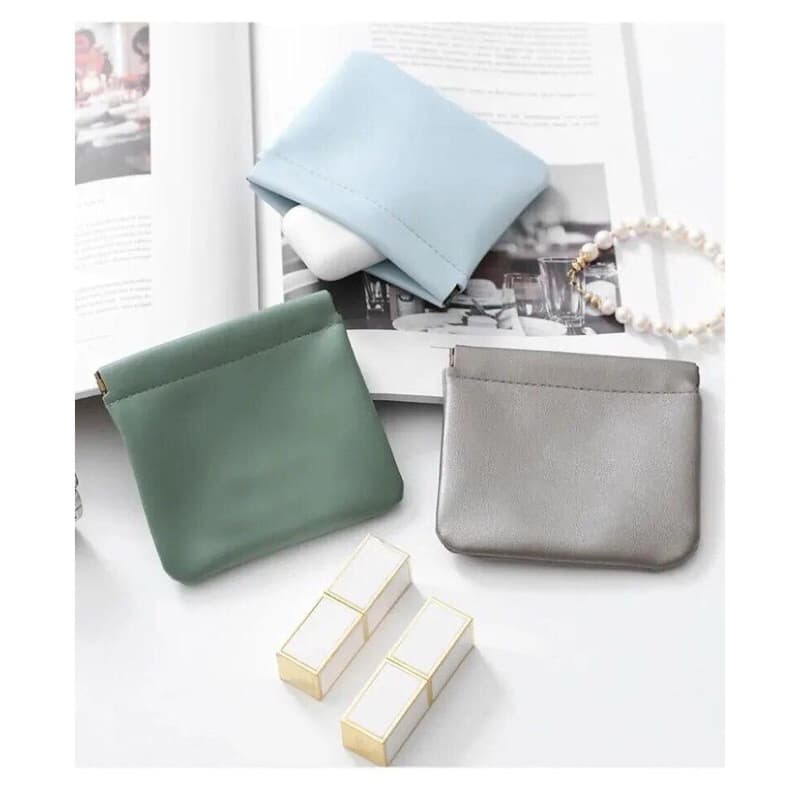 Tas Penyimpanan Lipstick Kosmetik Mini Pouch Tas Mini Portable Serbaguna