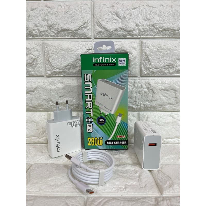 Charger Casan Ori Infinix Smart8 Pro 280W Support FastCharging
