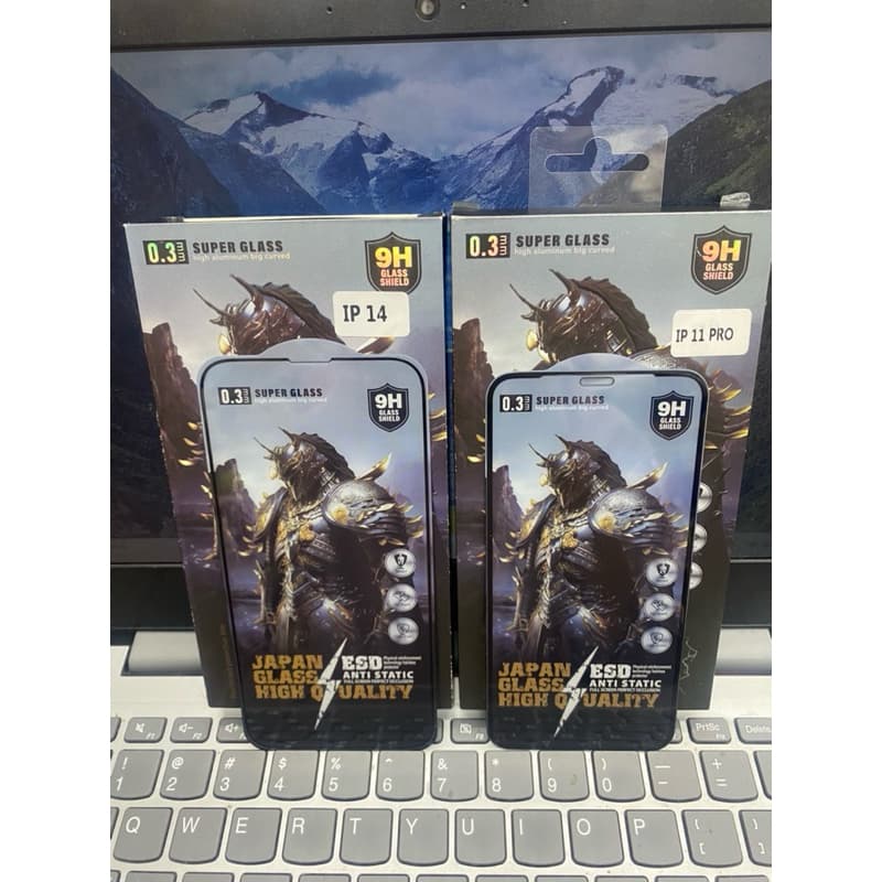 ( Harga Per Box isi 10 Pcs) TEMPERED GLASS TG ESD JAPAN Anti Gores ANTI STATIC ALL TYPE Universal JX1 JX2 JX18 JX19 JX20 JX22 JX25 A54 A51 A11 A91