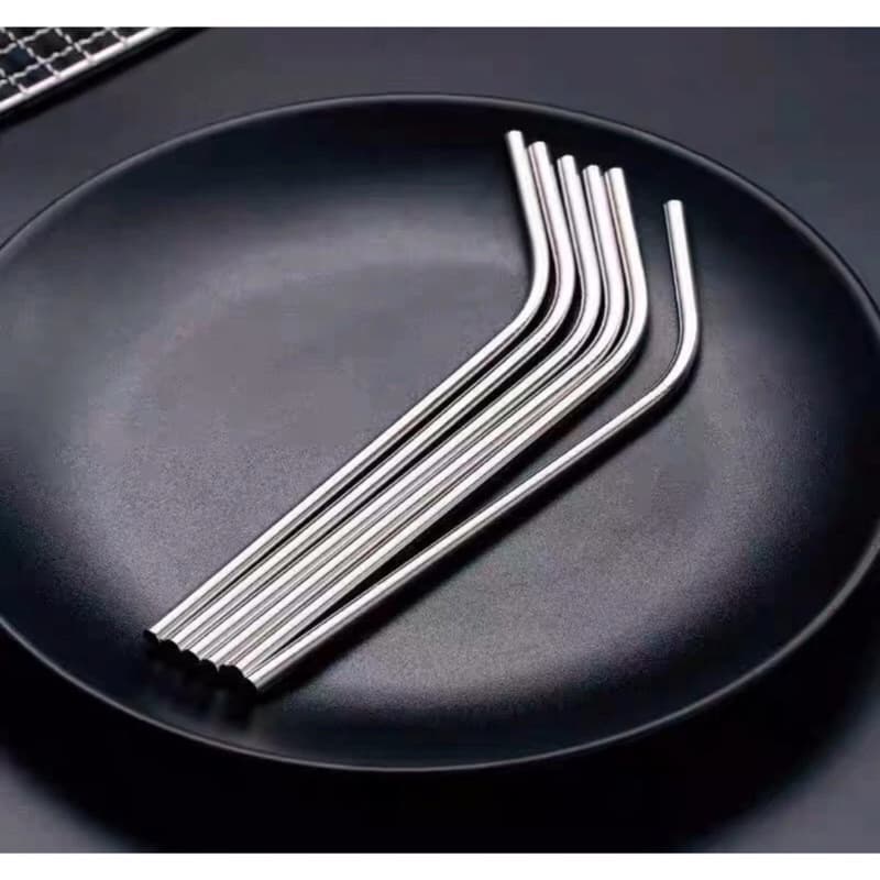 Sedotan Stainless Steel Sedotan Ramah Lingkungan Eco Friendly Straw Reuseable