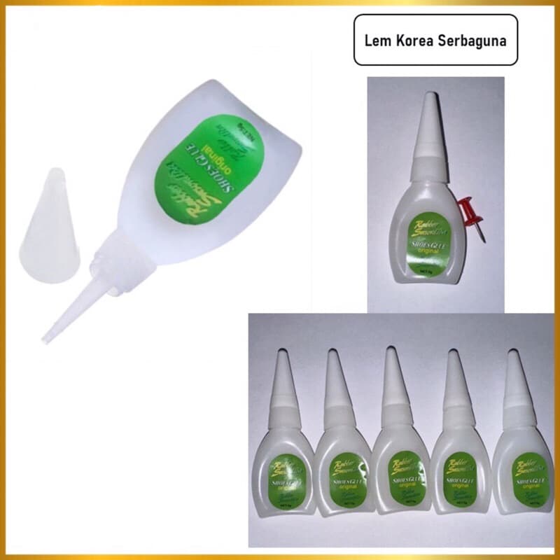 Lem Korea Cair Super Rekat Lem Tetes Cair Super Glue Sergabuna