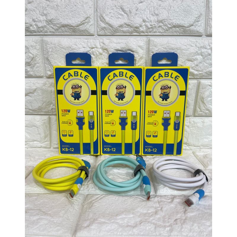 Kabel Data KB-12 120W Fast Charging Super Kuat Kabel KB12