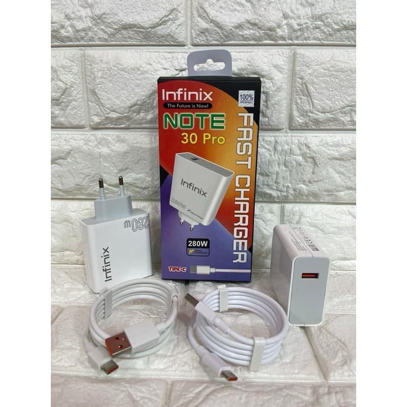 Charger Casan Ori Infinix Note30 Pro 280W Support FastCharging