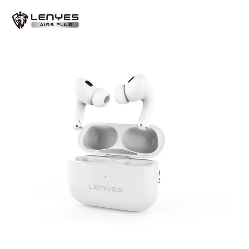 LENYES AIR 5 PLUS TWS Wireless Earbuds Bluetooth 5.3 Smart Touch Hifi Stereo Earphone