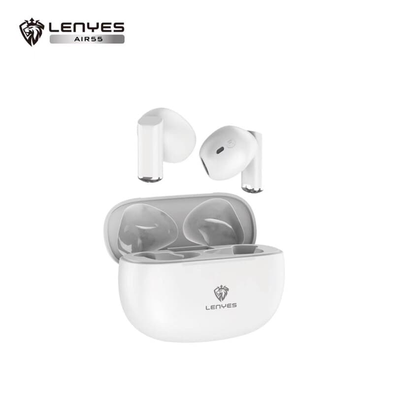 LENYES AIR 55 TWS Wireless Bluetooth 5.1 Earbuds Smart Touch Hifi Stereo Earphone