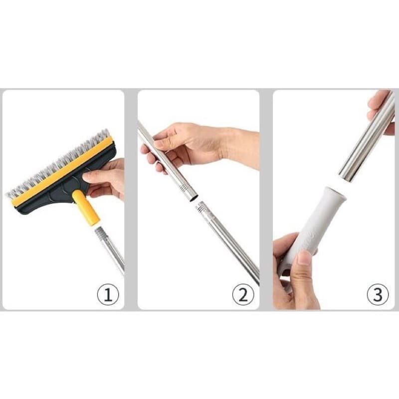 Sikat WC 2in1 Wiper Sikat Pembersih Kamar Mandi Dinding Magic Broom Serbaguna