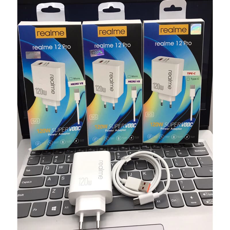 Charger Casan Ori Realme 12 PRO 5G 120W Support FastCharging