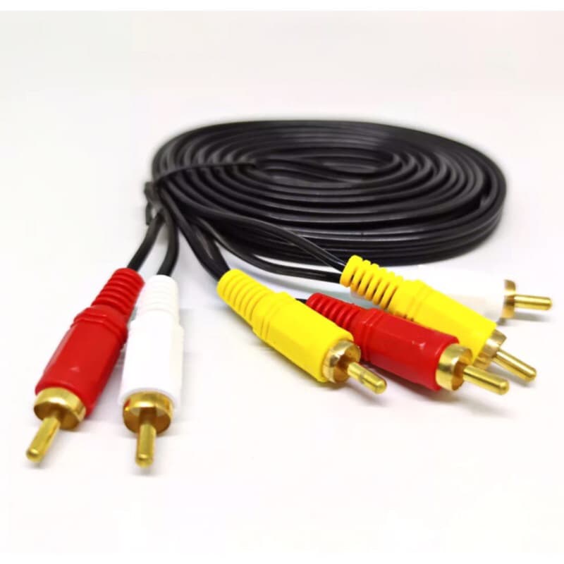 Kabel 3 Rca To 3 Rca / Kabel Rca - Rca Av Video / Kabel 3 Rca DVD TV