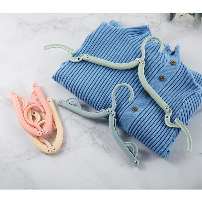 Hanger Lipat Gantungan Baju Portable Gantungan Baju Lipat Travelling Serbaguna