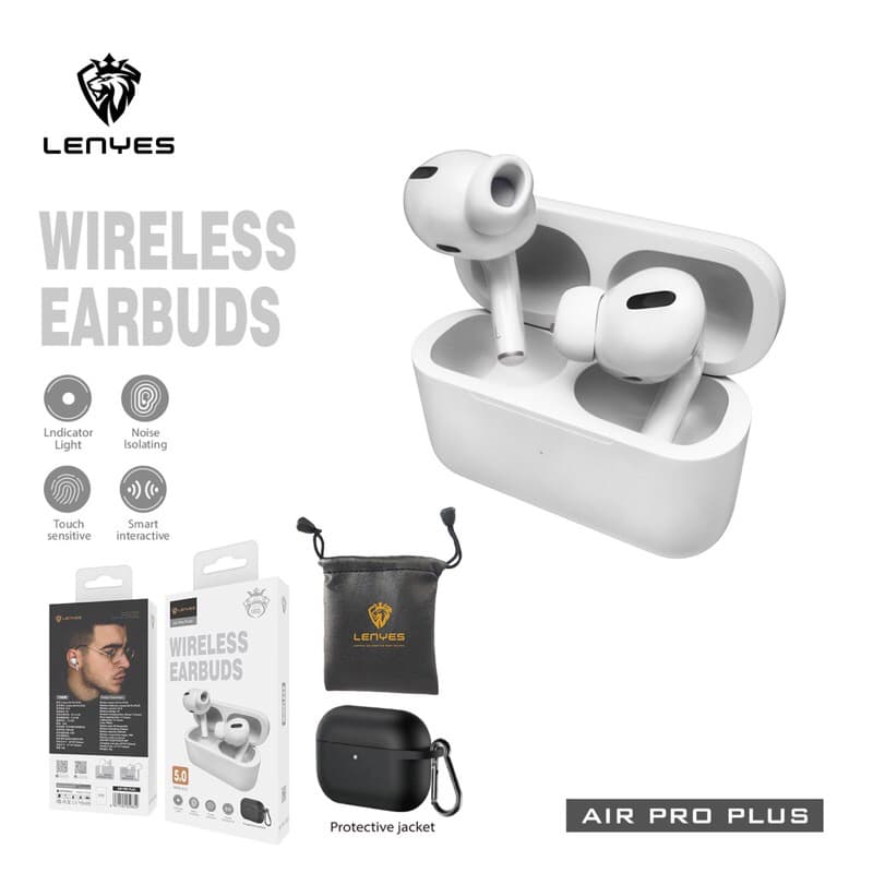 LENYES AIRBASS PRO & AIR PRO PLUS TWS wireless bluetooth 5.1 earbuds smart touch earphone original