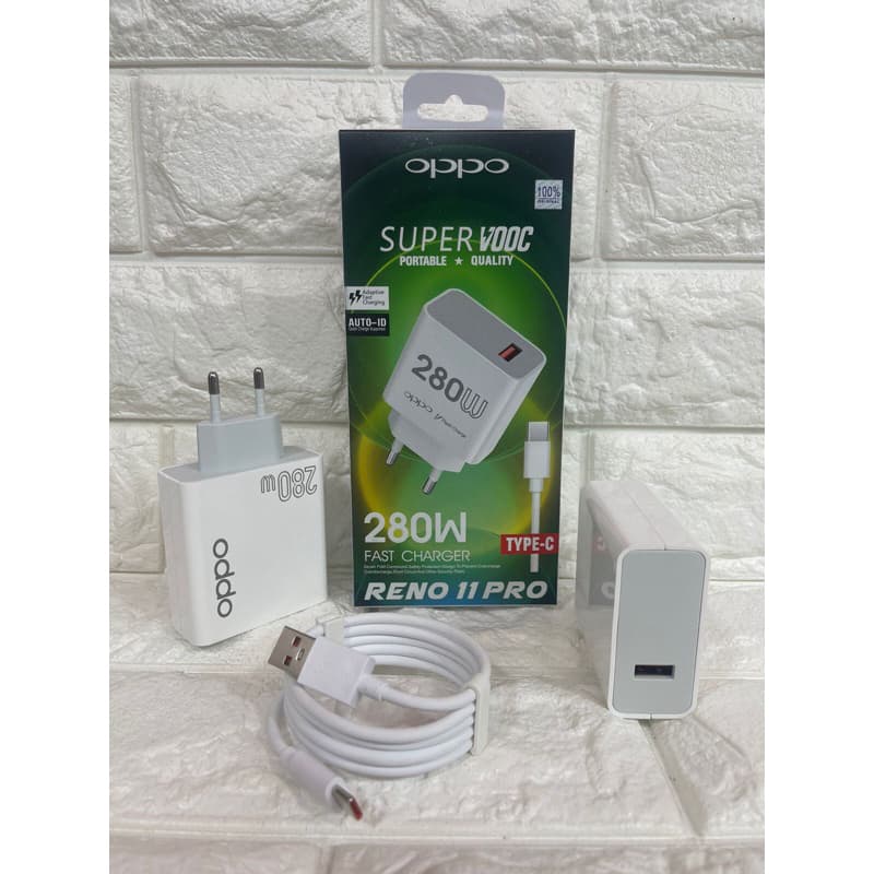Charger Casan Ori OPPO RENO 11 PRO 280W Support FastCharging & VOOC