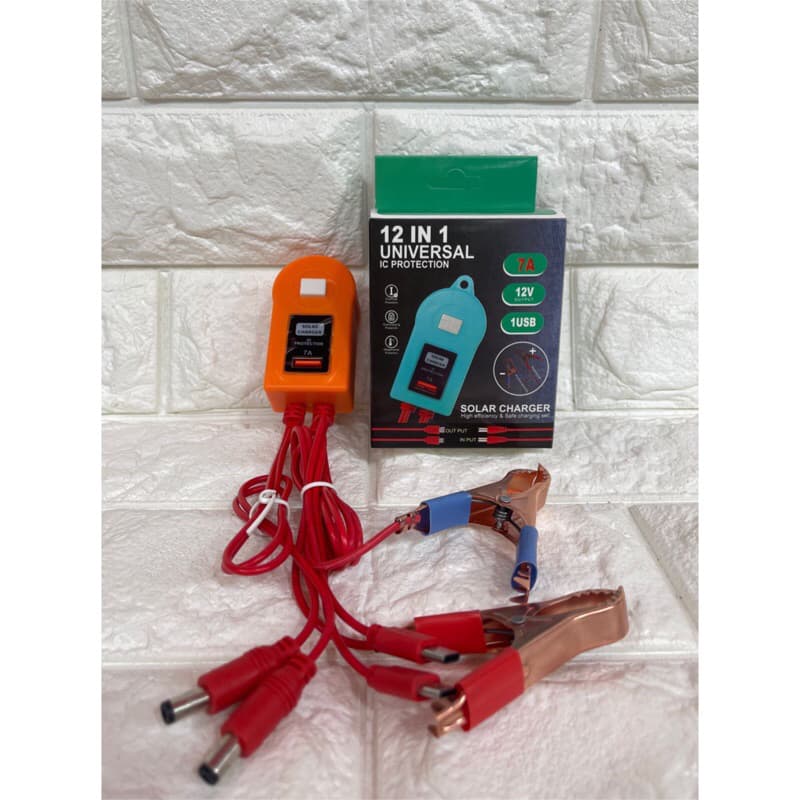 Charger aki/Motor / TC Aki 12in1 + Solar