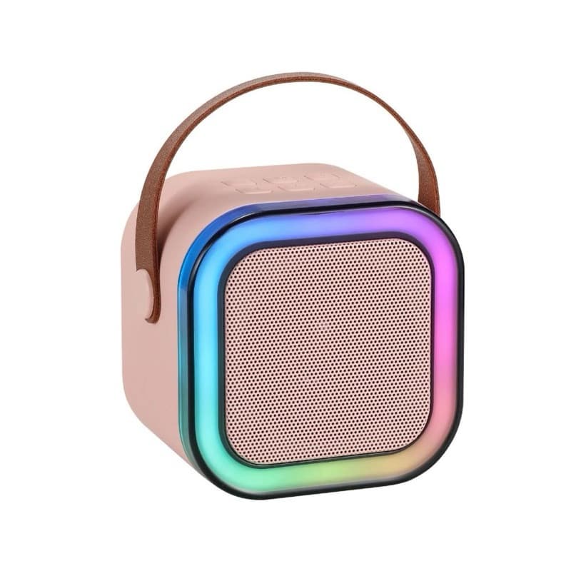 Speaker Karaoke K12 Portable + Mic Bluetooth Mini Karaoke Set Full Bass