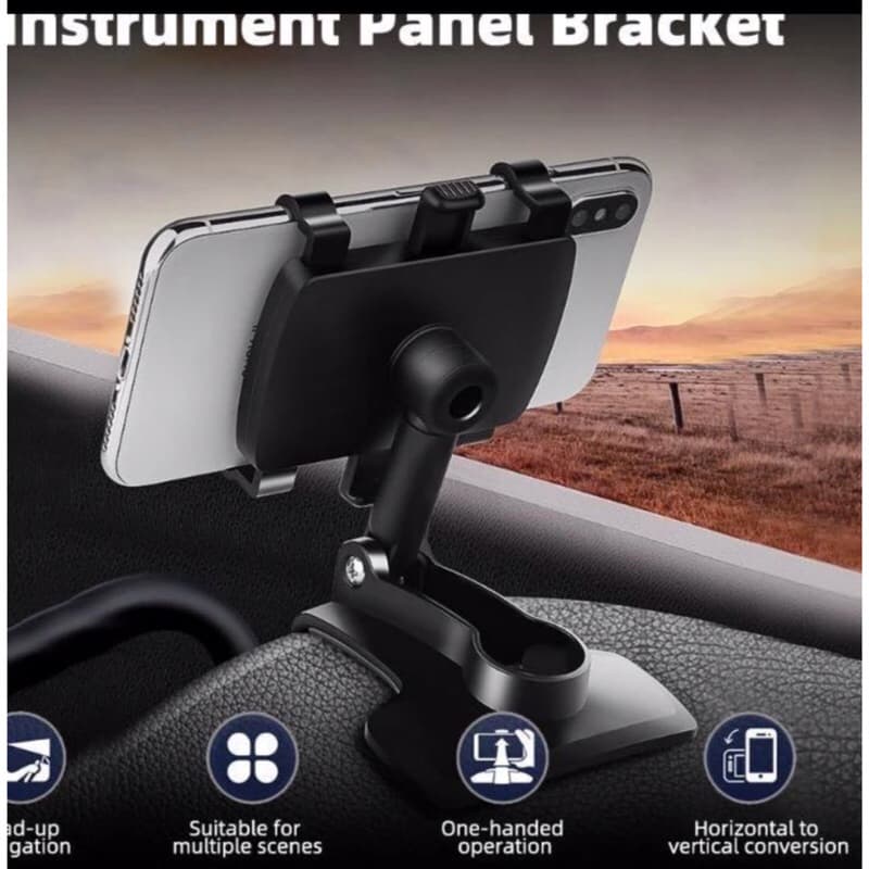 3in1 Car Holder Hp Mobil HD-35 Car Phone Holder Stand Murah Smartphone HD35