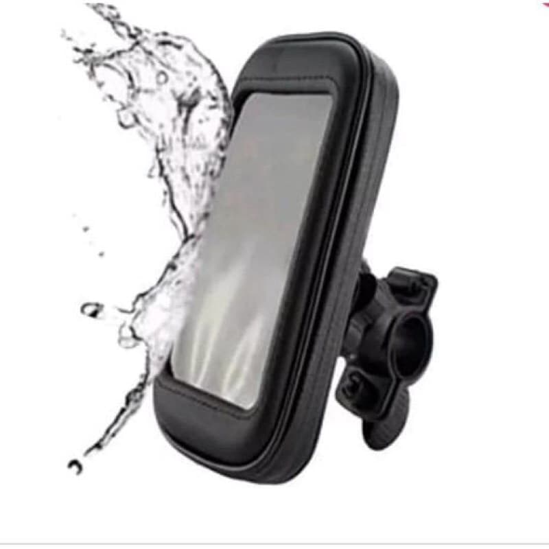 Holder Stang Motor Waterproof Size L 6.3 inch Phone Case Dompet Hp Anti Air GPS Touring Grab Gocar