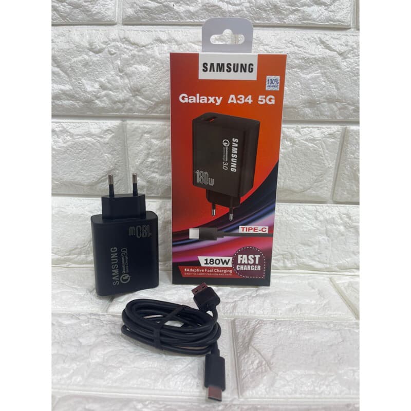 Charger Casan Ori Samsung Galaxy A34 5G 180W Support FastCharging