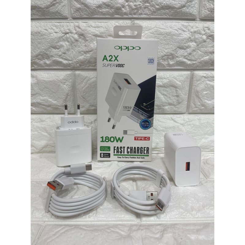 Charger Casan Oppo A2X 180W Support FastCharging & VOOC