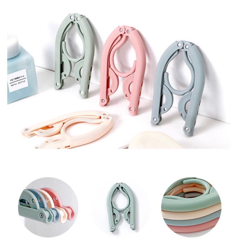 Hanger Lipat Gantungan Baju Portable Gantungan Baju Lipat Travelling Serbaguna