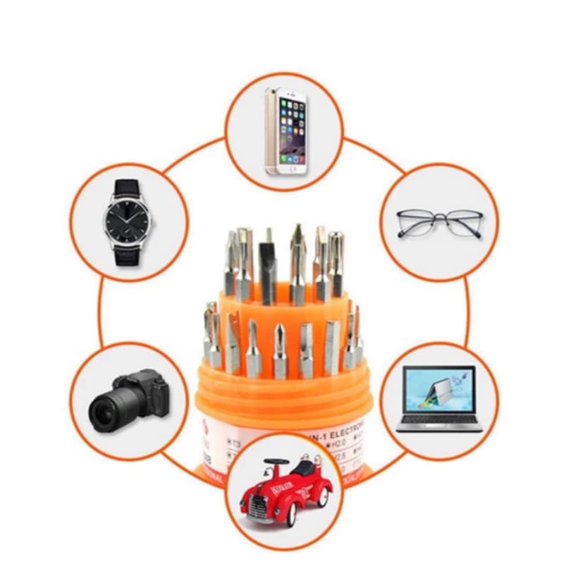 Obeng Set Telur Multifungsi / Obeng Magnetic 3in1