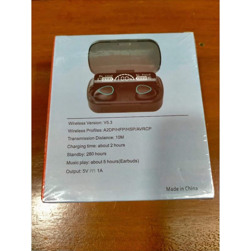 Handsfree Bluetooth Tws M10 + Powerbank V5.3 True Wireless Headset
