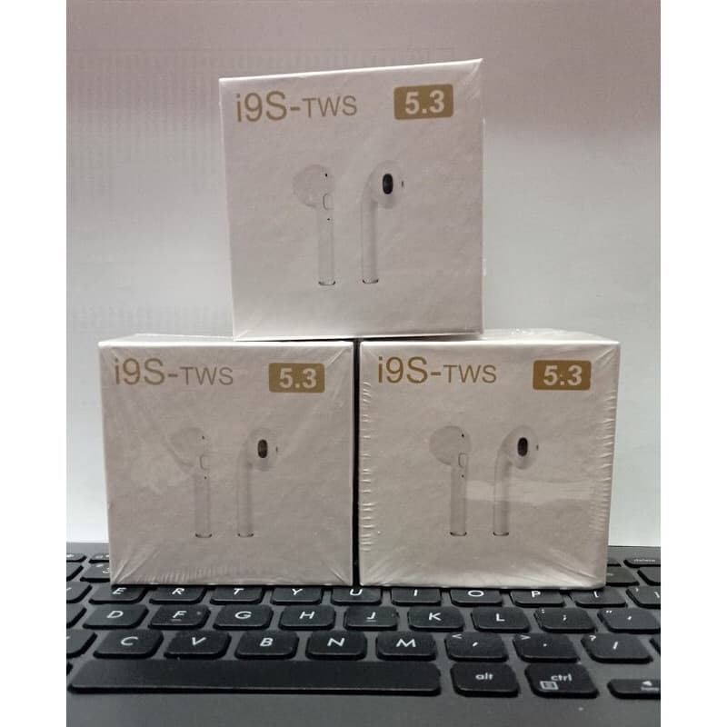 Handsfree Bluetooth TWS 5.3 i9S Wireless Earphone Headset