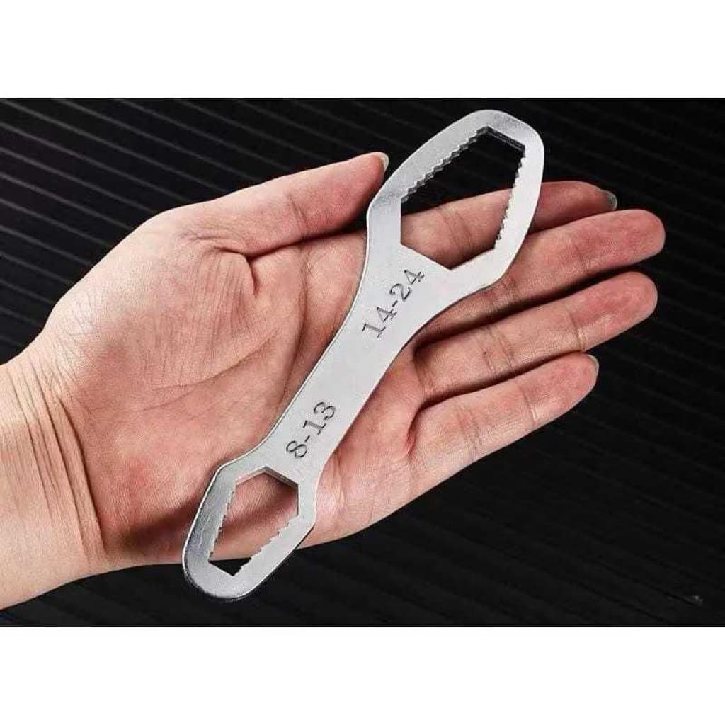 Kunci Ring Pas Mini Pendek Multifungsi 8 - 22 MM DOUBLE HEAD UNIVERSAL Wrench